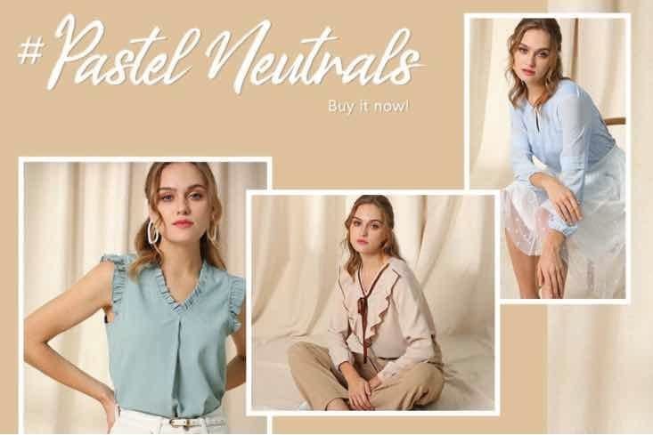 Allegra K Pastel Neutrals